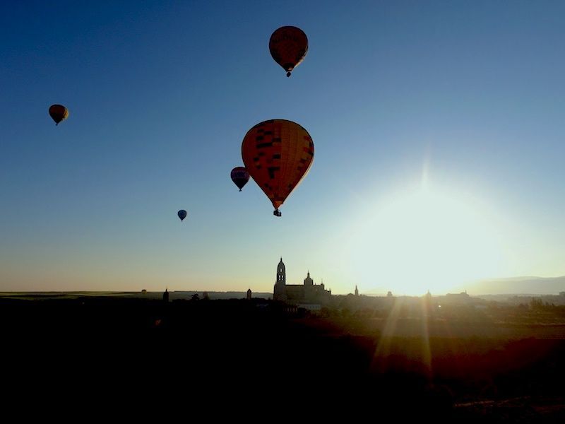 Globos en Segovia
