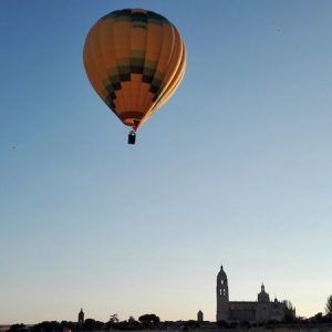 Viaje en globo de hoy 14-08-18 en Segovia