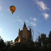 Vuelo en globo aerostático sobre el Alcazar de Segovia