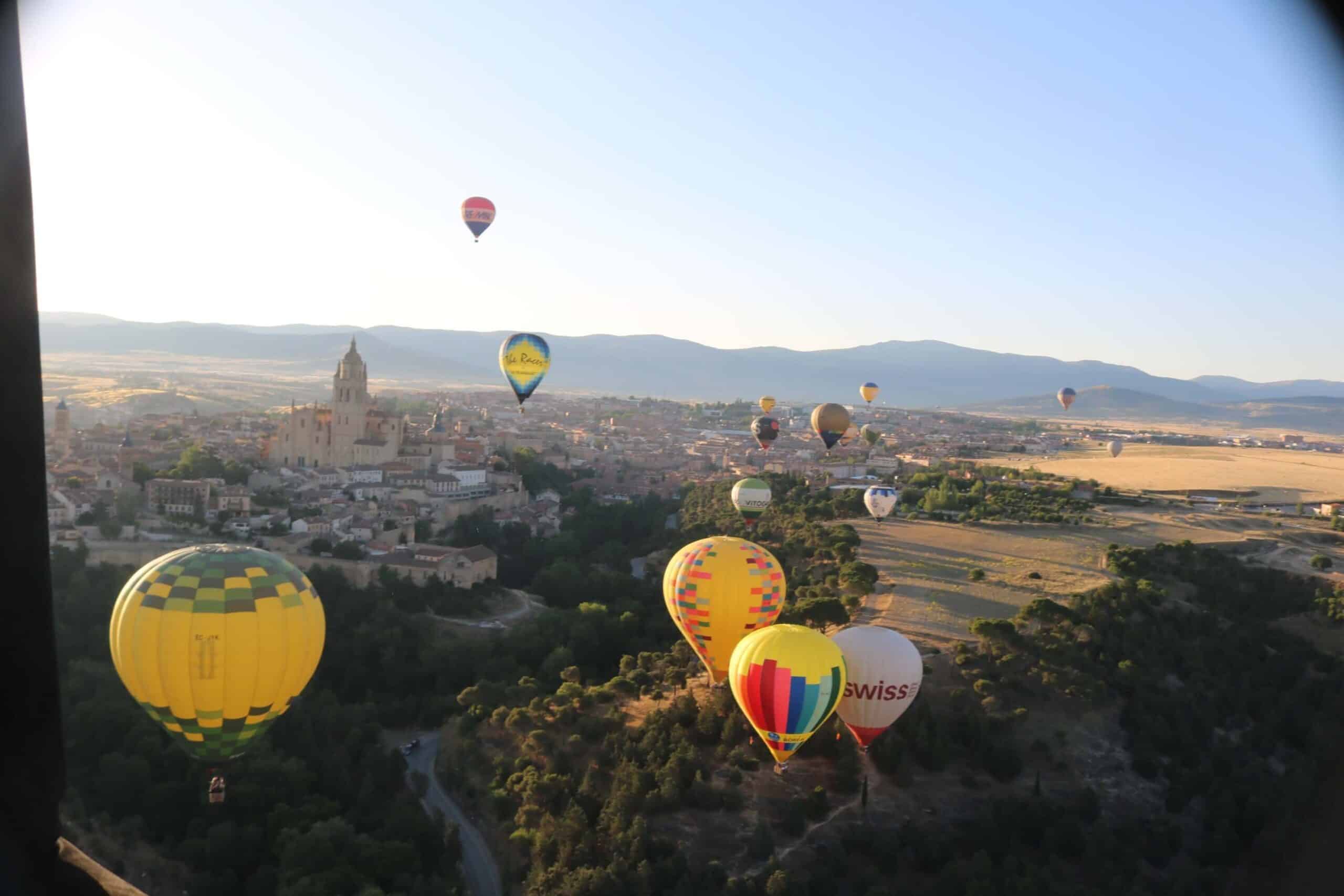vuelo en globo familiar