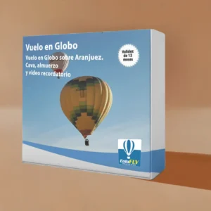 Caja Regalo vuelo en globo en Aranjuez Caja