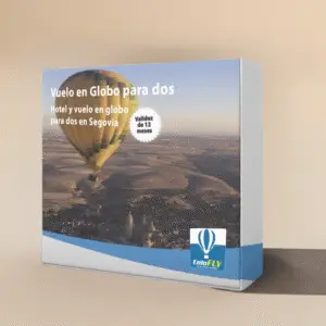 Caja Regalo vuelo en globo y hotel para 2 en Segovia