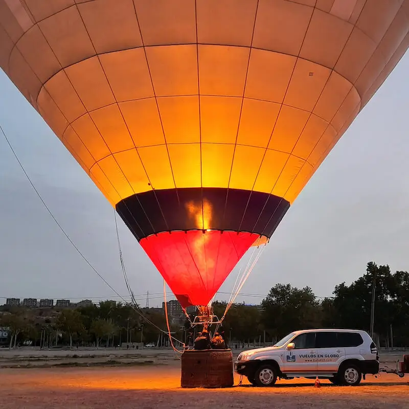 Caja Regalo vuelo en globo en Toledo 02