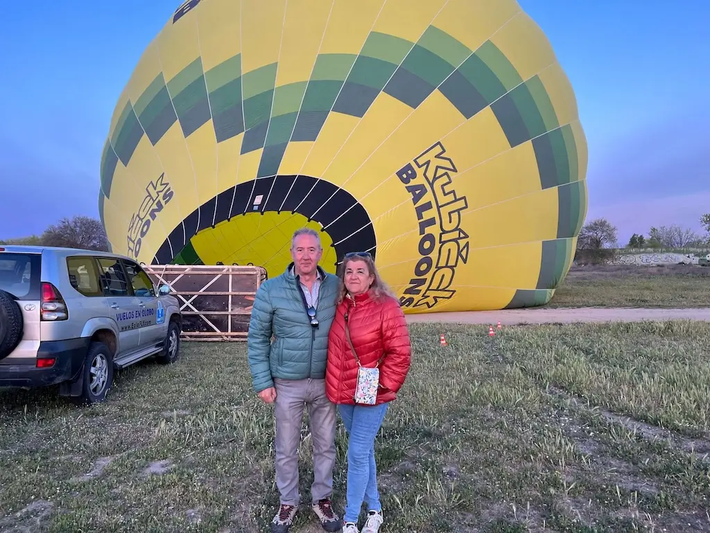 Paseo en globo por las bodas de plata 01