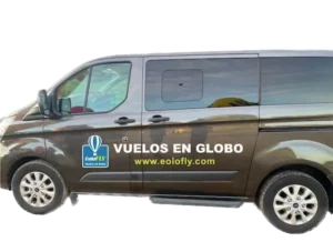 Coche de servicio de Traslado vuelos en globo EOloFLY