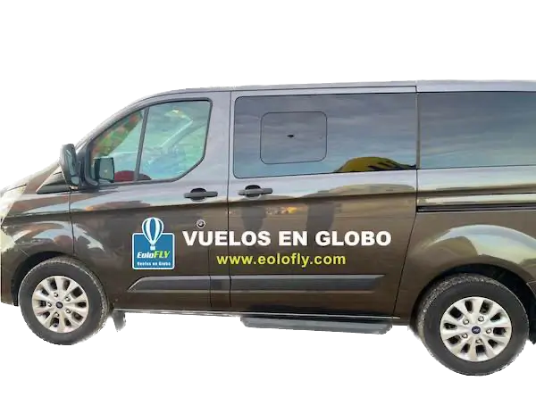 Coche de servicio de Traslado vuelos en globo EOloFLY