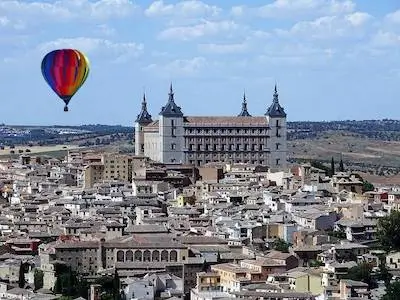 Vuelo en globo en Toledo y visita guiada movil