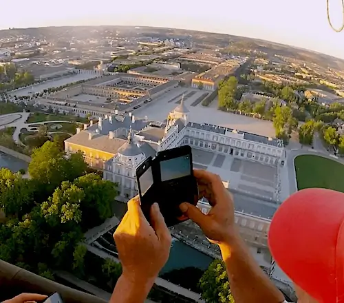 Viaje en globo en Aranjuez Móvil