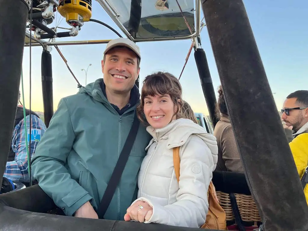 Cómo organizar tu pedida de mano en un vuelo en globo 02