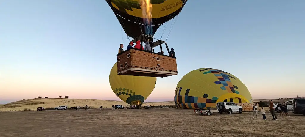 Cómo organizar una excursión en globo
