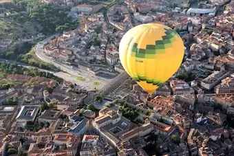 Viaje en Globo en Segovia Acueducto
