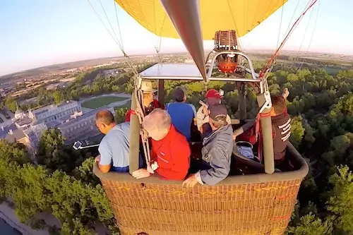 Vuelo en globo en Aranjuez móvil